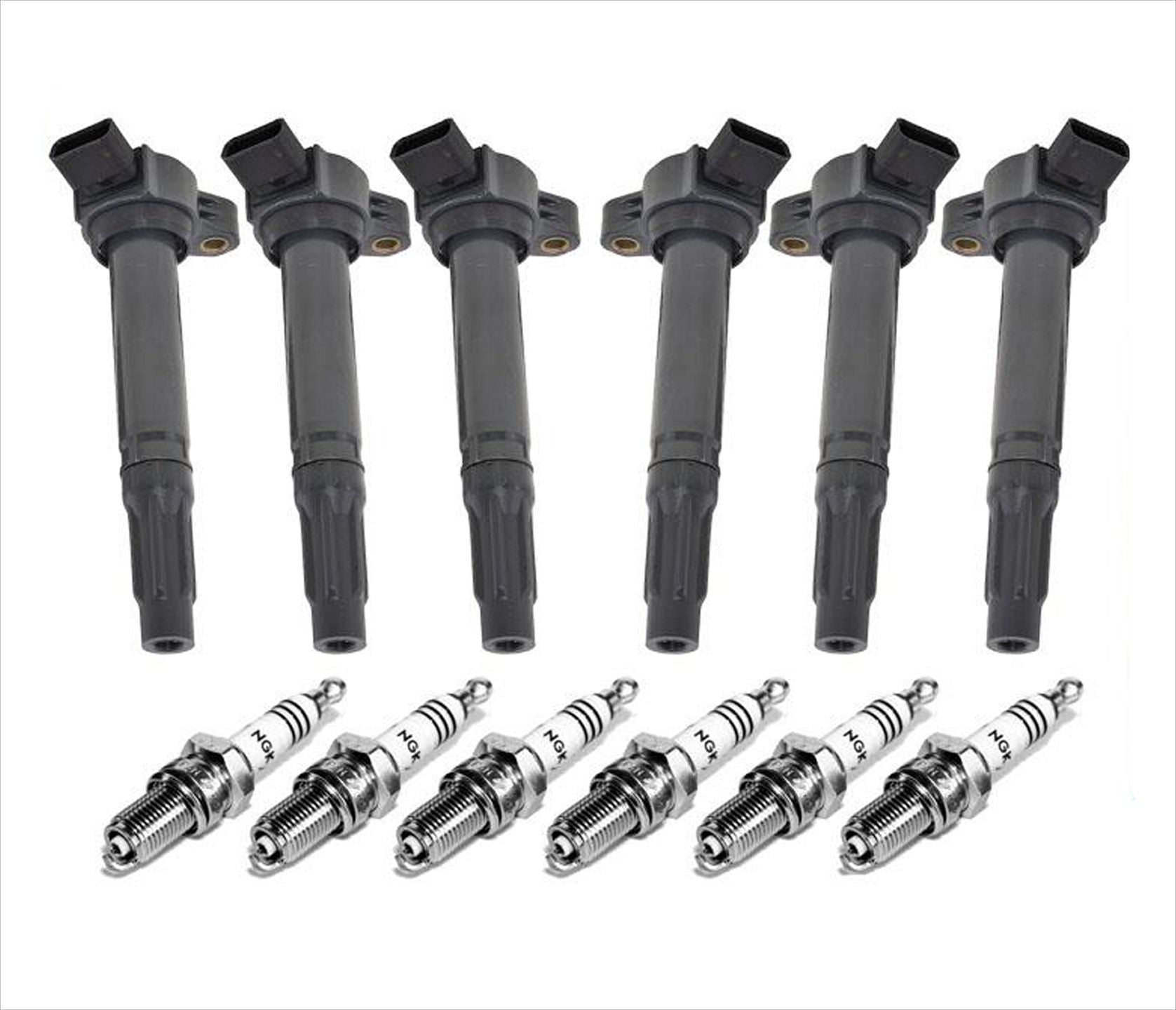 6 Ignition Coils Plugs With Boots for 07-16 Lexus ES350 07-15 RX350 3.5L