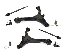 (2) Control Arms Arm Pair Set 01-05 Honda Civic Tie Rods Ball Joints 8Pc KIT