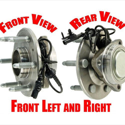 (2) Front Wheel Hub Bearings For 07-13 Silverado 1500 Rear Wheel Drive