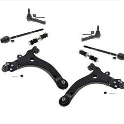 Lower Control Arms Tie Rods Sway Links For 00-07 Chevrolet Monte Carlo & SS 8pc