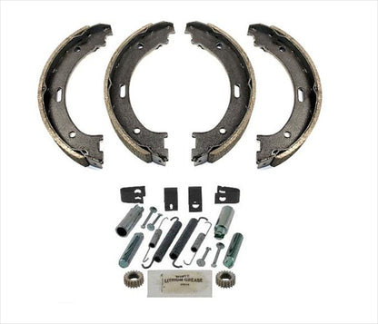 Zapatas de freno de estacionamiento de emergencia traseras con resortes para Nissan Titan Armada 04-15