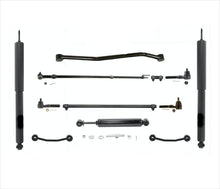 Front Shocks Drag Link Tie Rod Track Bar Kit For Jeep Wrangler 1991 1992 93 1995