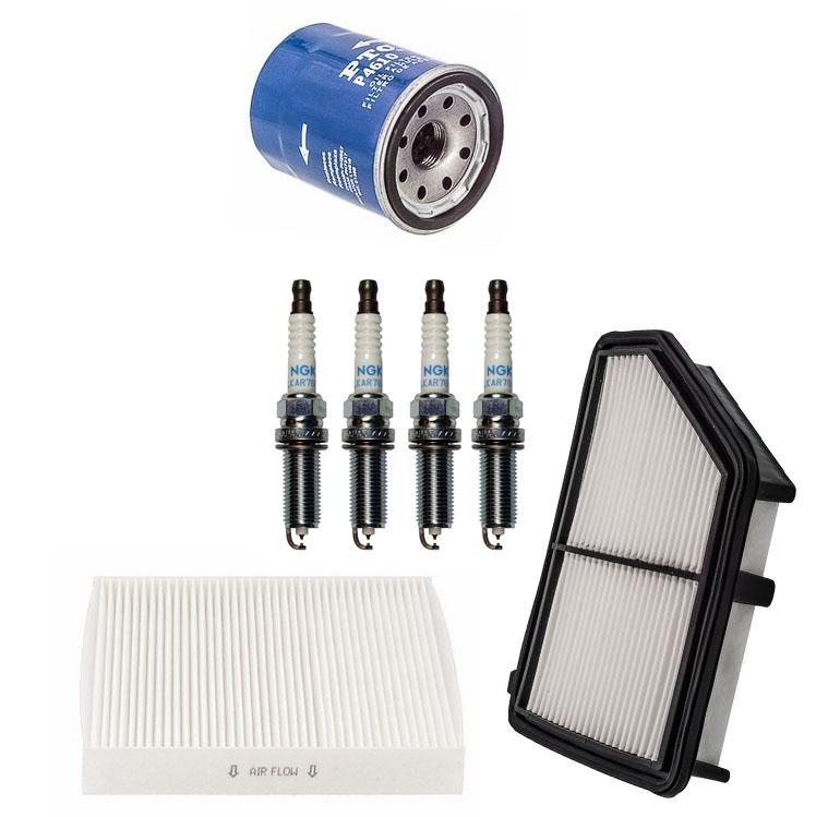 Bujías de iridio láser NGK con filtro PTC de 7 piezas para Honda Civic 2.0L 2016-2018