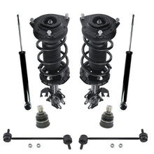 Kit de 8 piezas de amortiguadores y puntales de resorte completos delanteros para Nissan Versa S SL 07-11 1.8L