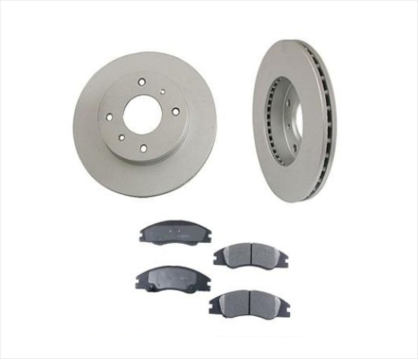 Rotores de freno de disco delantero y pastillas de cerámica para Kia Spectra 2.0L y Spectra5 2.0L 04-09