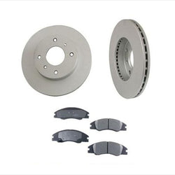 Rotores de freno de disco delantero y pastillas de cerámica para Kia Spectra 2.0L y Spectra5 2.0L 04-09
