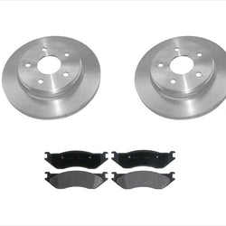 Fits For 02-05 Dodge Ram 1500 Pick Up 5 Stud Front Brake Rotors Ceramic Pads