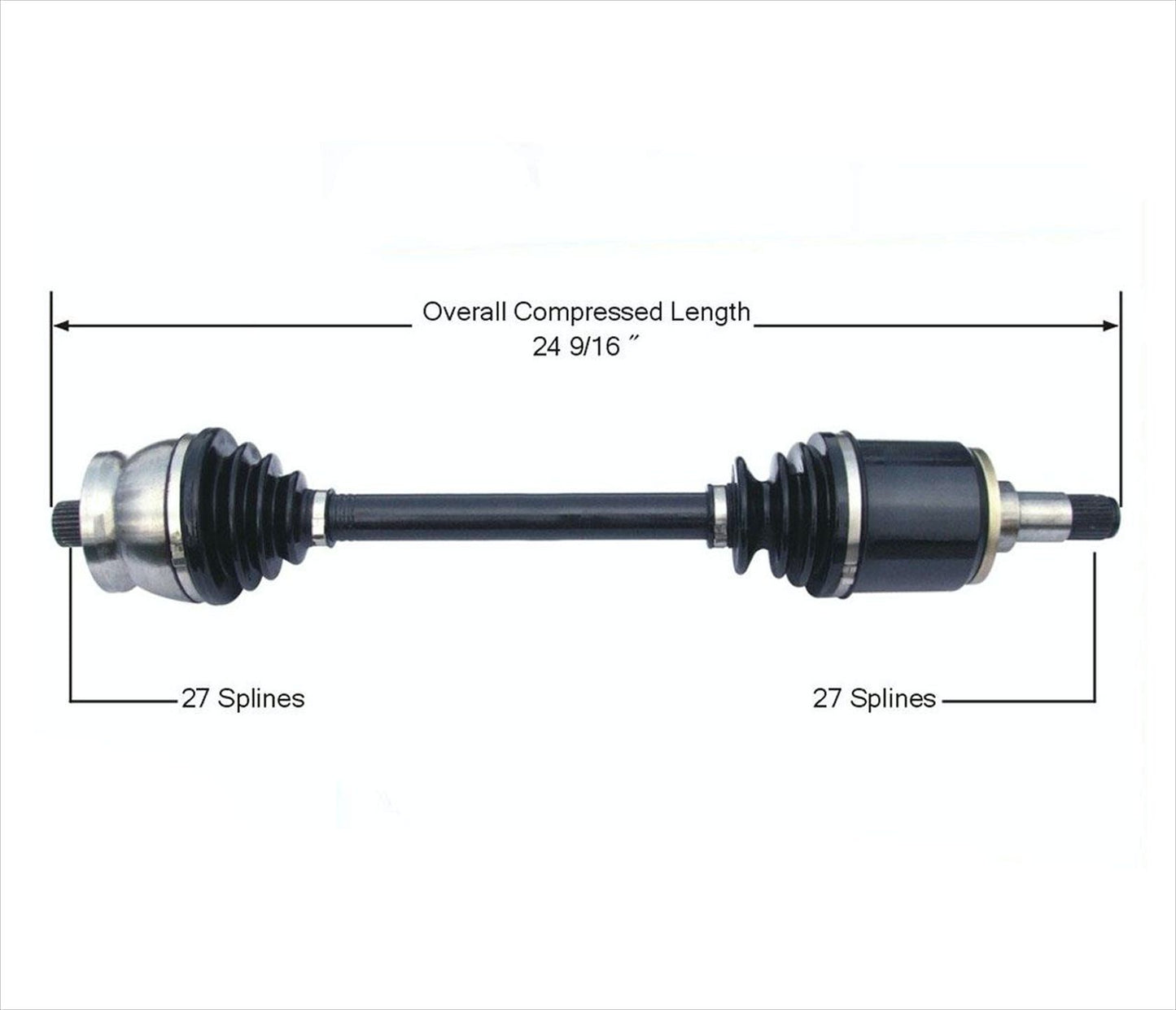 CV Axle Shaft For Mercedes Benz 76-81 300D 74-83 240D REAR REF 1233500410
