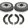 Rear Brake Drums & Brake Shoes 3Pc for Toyota Rav4 2001-2002