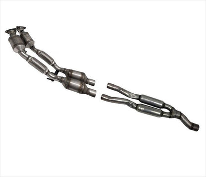 Tubo H del convertidor catalítico delantero 4 para Volkswagen CC 2009-15 3.6L con resonadores