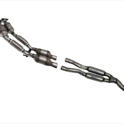 Tubo H del convertidor catalítico delantero 4 para Volkswagen CC 2009-15 3.6L con resonadores