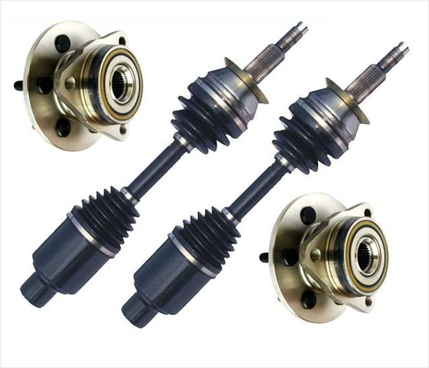 Conjunto de cubo de rueda de eje de transmisión CV para Dodge Dakota 01-04 con ABS trasero únicamente