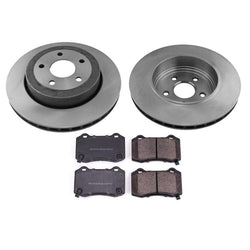 2006-2010 for Jeep 6.1L SRT8 REAR Brake Rotors & Ceramic Pads 3pc