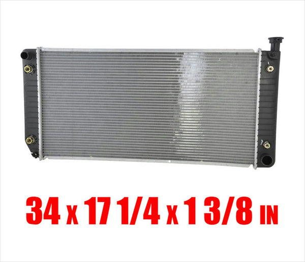 Radiator For 94-99 Suburban 5.7L 34 Inch Wide Core W/ Engine Oil Cooler