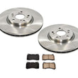 F Disc Brake Rotors Pads w Brem bo for Acura TL Manual Transmission 2004-2008