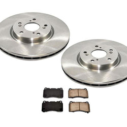 F Disc Brake Rotors Pads w Brem bo for Acura TL Manual Transmission 2004-2008