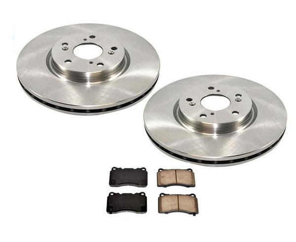 F Disc Brake Rotors Pads w Brem bo for Acura TL Manual Transmission 2004-2008