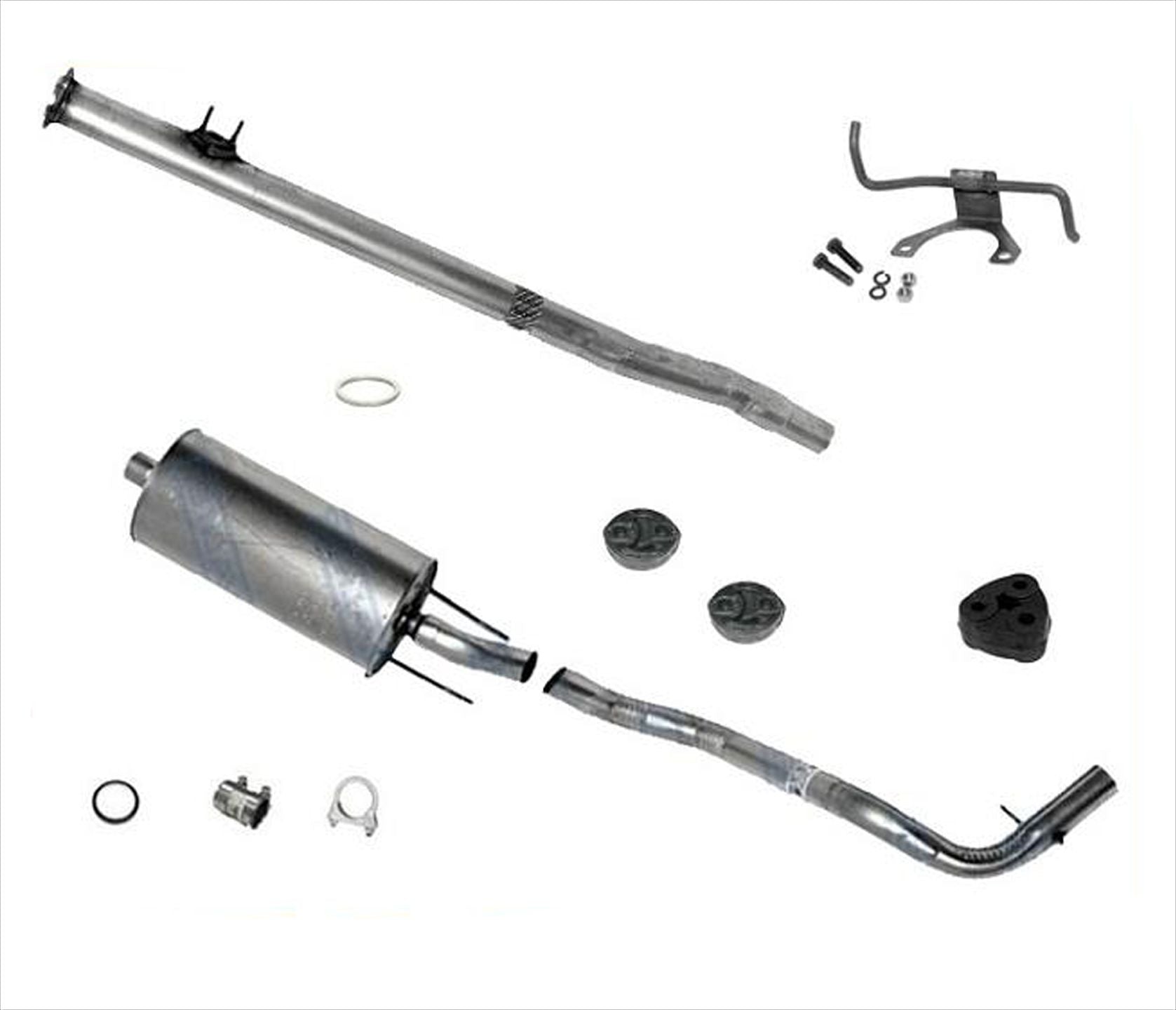 Sistema de escape silenciador cabina extendida para Toyota Tacoma 3.4L 4 ruedas motrices 95-97