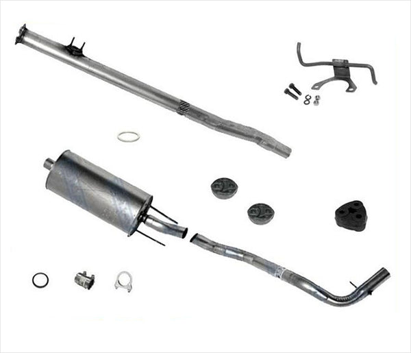 Muffler Exhaust System Extended Cab for Toyota Tacoma 3.4L 4 Wheel Drive 95-97