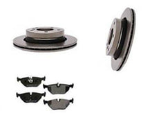 For 1999 2000 BMW 323i Rear VENTED Brake Rotors & Metallic Rear Pads