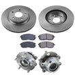 Front Wheel Bearing Brake Pads for Nissan 08-12 Altima 2.5L REF OE 40202-JA010