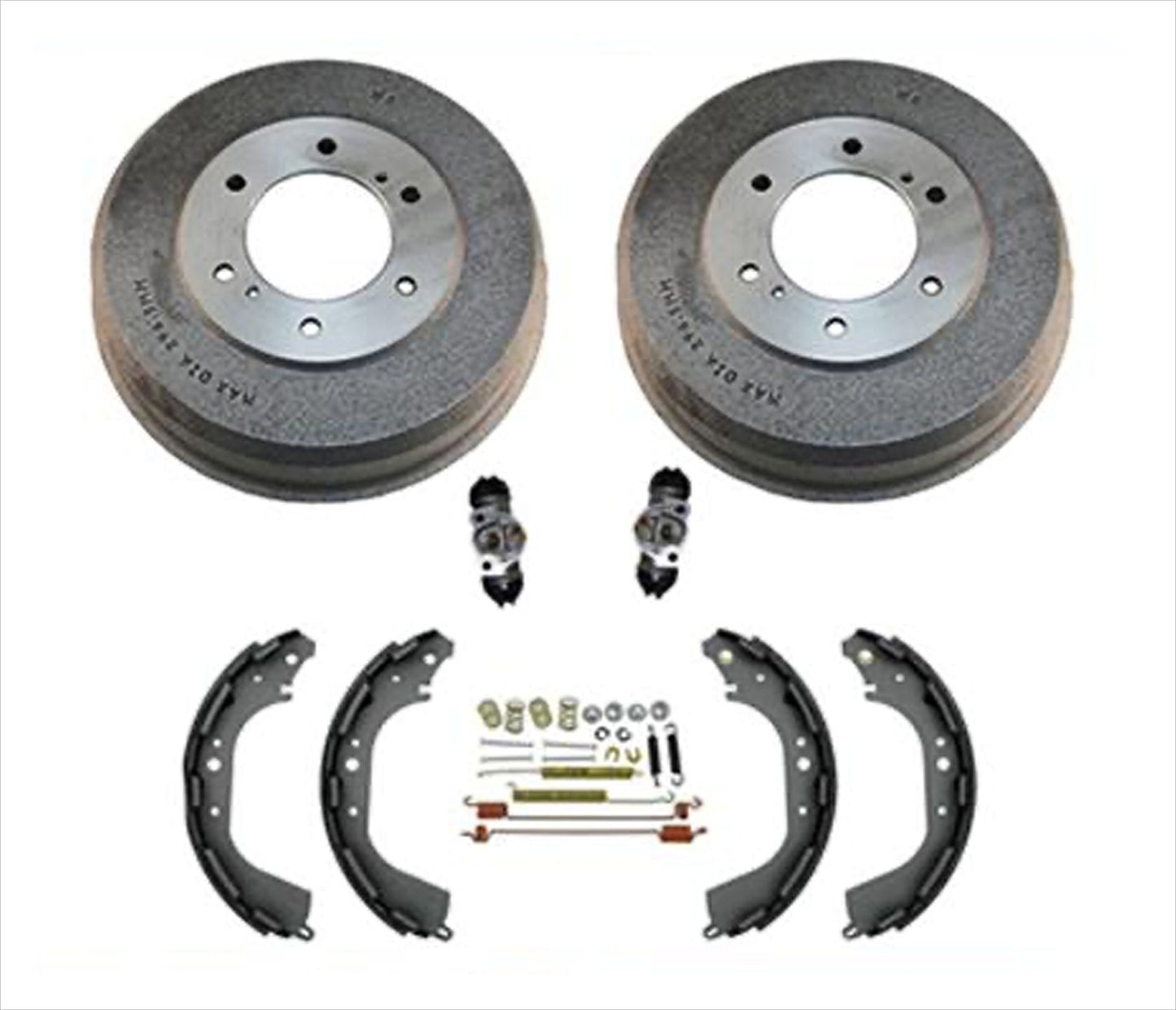 Rear Brake Drum Brake Shoes & Springs Wheel Cylinder For Pathfinder 1996-2001