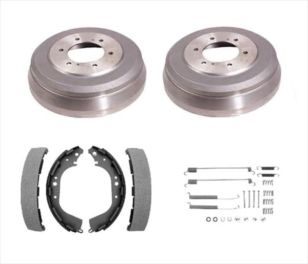 Rear Brake Drum & Shoes Springs Kit For Nissan Xterra 00-04 4 Wheel Drive 4x4