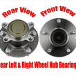 Rear L & R Wheel Hub Bearings for Honda Civic 1.5 Turbo 16-19 42200TBA001