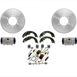 Tambores de freno, zapatos, cilindros de rueda, kit de resorte para Toyota Tacoma 2005-2019, 6 LUGS
