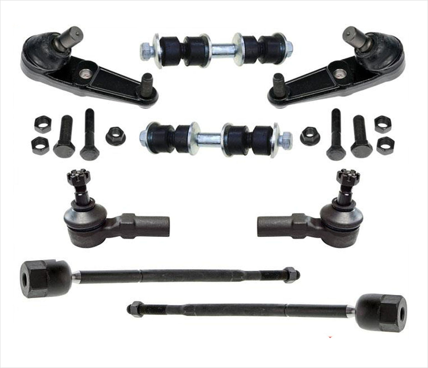 Ball Joints Tie Rods Sway Bar Links 8Pc Kit for Ford Escort 1997-2002