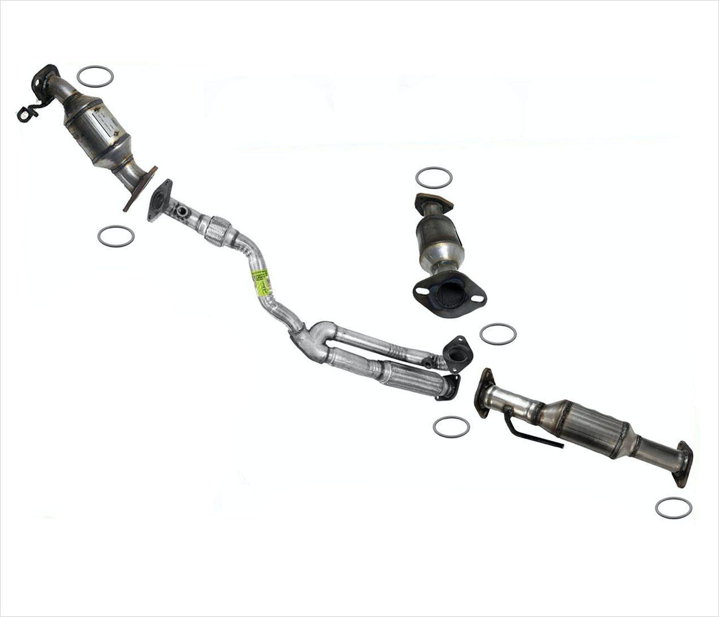 Front & Rear Converters and Under Body Y Pipe For Buick Enclave 3.6L V6 2009-15