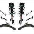 For 2007-2008 Lexus ES350 Front Complete Struts Control Arms Tie Rods & Links