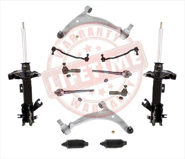 Control Arms Tie Rods Sway Bar Struts for Nissan Altima 02-06 & Maxima 04-08