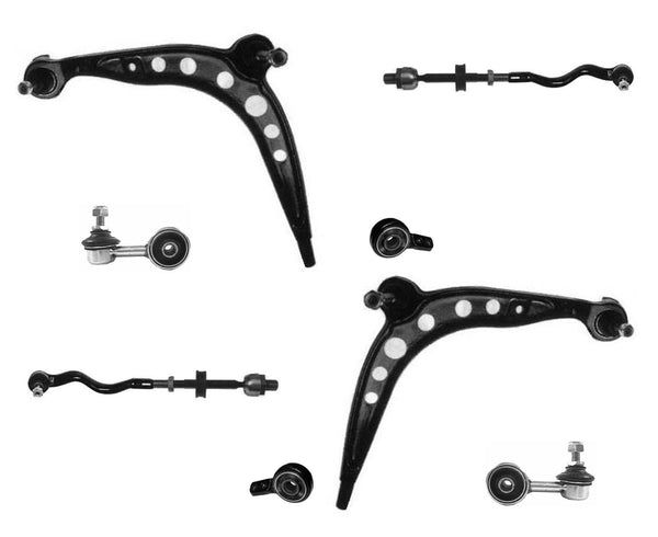 Control Arm Suspension Kit for 91-97 BMW 318i E36 w/ Tie Rods & Stabilizer Links