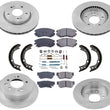 Front Rear Rotors & Ceramic Pads 8Pc for Hyundai Elantra 4 Door Sedan 2.0 07-10