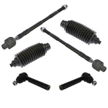 Inner & Outer Tie Rods With Boots 6pc Kit 06-14 for Subaru B9 Tribeca