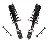 Se adapta a Lexus ES350 07-2012, conjunto de puntal de resorte trasero, enlaces de barra estabilizadora, 4 piezas