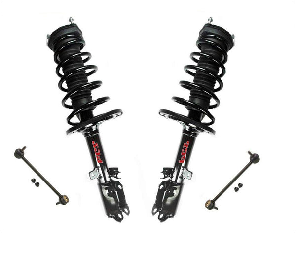 Se adapta a Lexus ES350 07-2012, conjunto de puntal de resorte trasero, enlaces de barra estabilizadora, 4 piezas