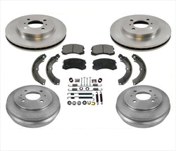 Rotors Drums Brake Pad Shoes Springs for Mitsubishi Lancer ES SE 14