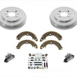 Fits For 03-04 Mitsubishi Lancer ES SE Brake Drums & Shoes 14 INCH WHEEL ONLY!!!