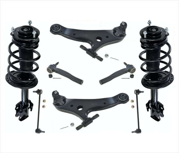 Front Complete Struts Control Arms Tie Rods Links for Lexus 2010-2015 RX350