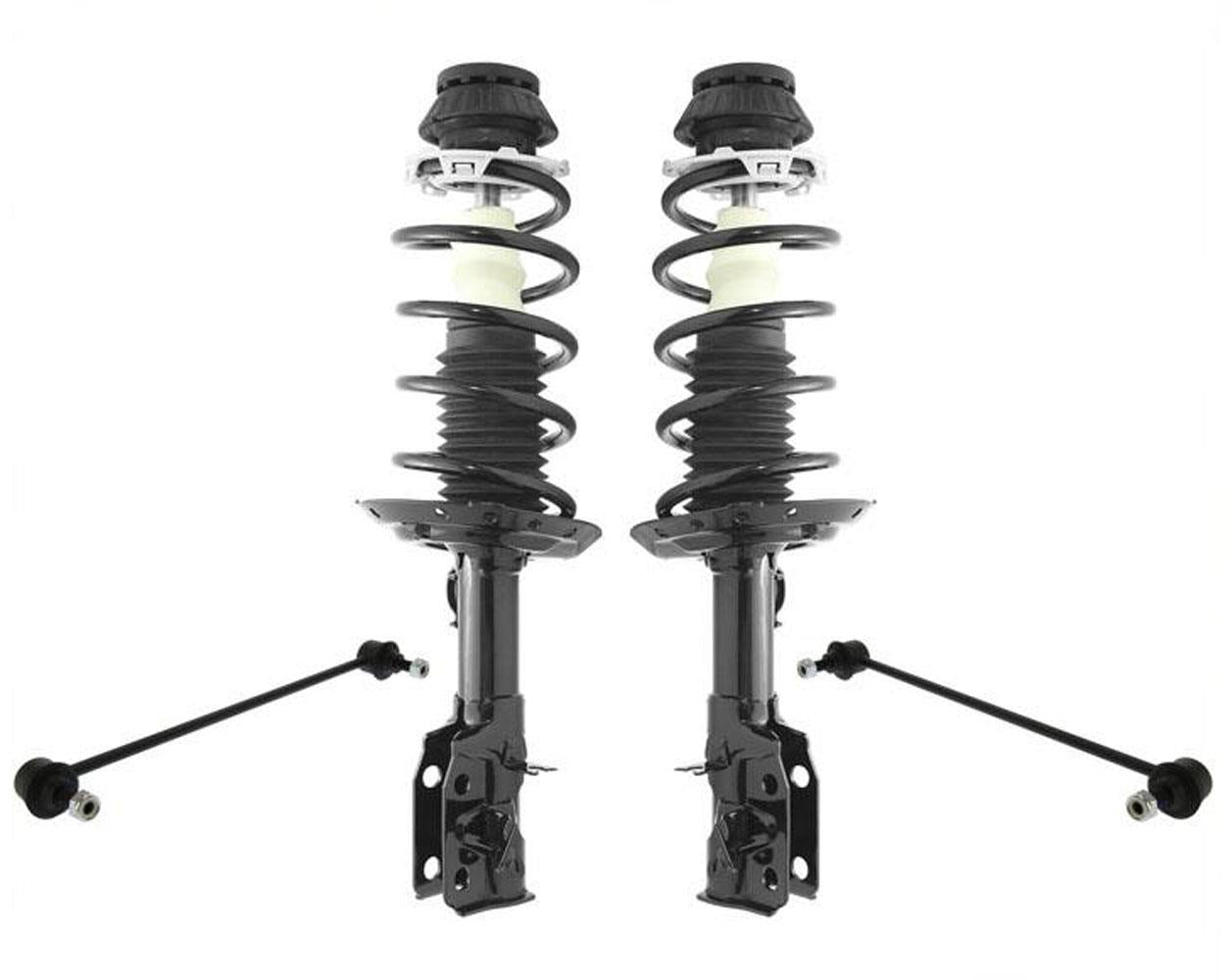 Front Complete Spring Struts & Sway Bar Links for Honda CR-Z 2011-2015