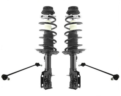 Front Complete Spring Struts & Sway Bar Links for Honda CR-Z 2011-2015