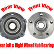 Rear Left Right Wheel Hub Bearings for All Wheel Drive Volvo XC90 16-19
