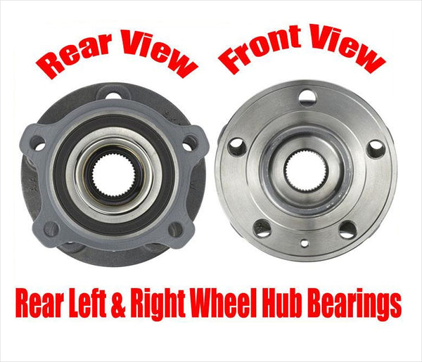 Rear Left Right Wheel Hub Bearings for All Wheel Drive Volvo XC90 16-19