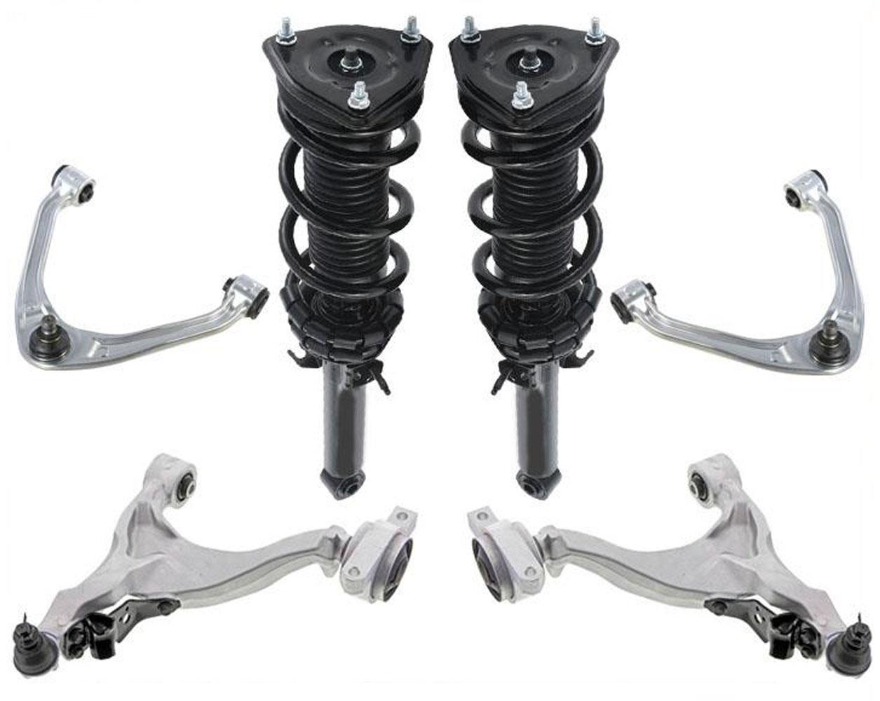 Coil Spring Struts Control Arm for Infiniti G37 09-10 4Dr Sedan Rear Wheel Drive