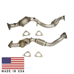 Front Left & Right Flex Pipe W/ Catalytic Converters for Audi Q7 3.6L 2007-2010
