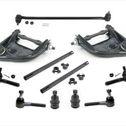 Two Upper Control Arms + Chassis Parts for 94-03 Dodge Ram Van B150 B1500 11pc