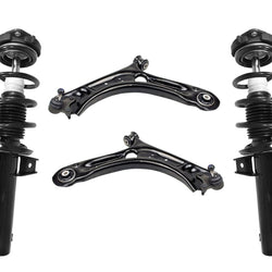 Front Complete Struts & Lower Control Arms for Volkswagen Passat & Beetle 12-19