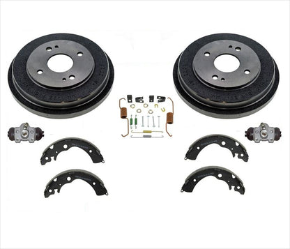 Rear Brake Drums Brake Shoes Springs Cylinders For Honda Accord 1991-2002